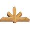 Ekena Millwork Kennewick Rough Sawn Timber Gable Bracket, Western Red Cedar, 36"W x 24"H x 4"D x 4"F, 16/12 Pitch GBW036X24X0404KEN00RWR - alternate 2